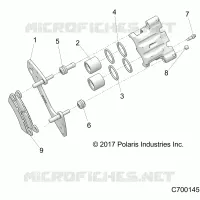 FRENO POSTERIORE CALIPER