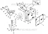 SISTEMA DI RAFFREDDAMENTO  XPLORER 500 W97CD50A (4941354135A013)