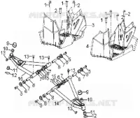 TELAIO, A-ARM AND FOOTREST