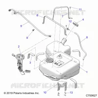 SISTEMA DI ALIMENTAZIONE CARBURANTES, FUEL TANK