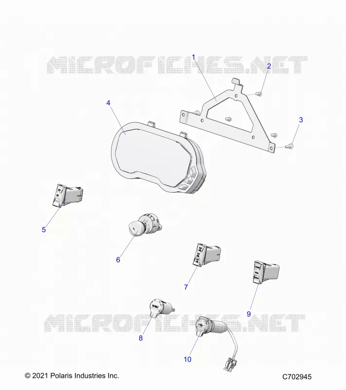 ELETTRICO, DASH INSTRUMENTS AND CONTROLS