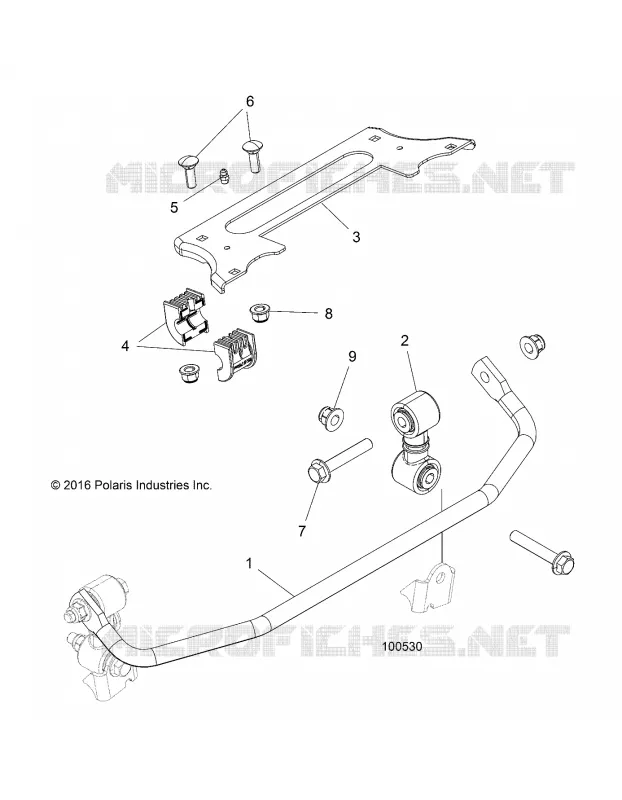 SUSPENSION, ANTERIORE BARRA STABILIZZATRICE