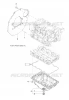 MOTORE, MOUNTING FLANGE and COPPA DELL'OLIO