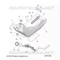 SISTEMA DI ALIMENTAZIONE CARBURANTE, FUEL TANK ASM.