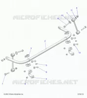 SUSPENSION, BARRA DI STABILIZZAZIONE, REAR