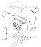BATTERIA BOX SL 700 B974071, Intl. SL 700 I974071, SL 700 Deluxe B974072 and (4940874087B008)
