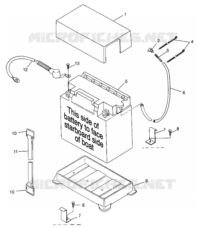 BATTERIA BOX SL 700 B974071, Intl. SL 700 I974071, SL 700 Deluxe B974072 and (4940874087B008)