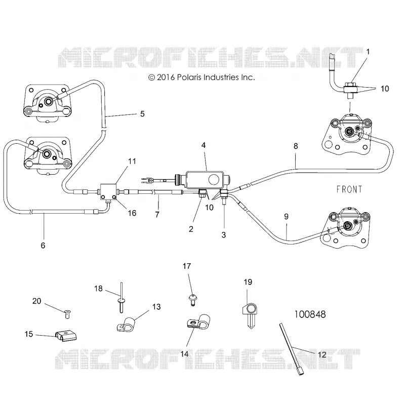 BRAKES, BRAKE LINES AND CILINDRO PRINCIPALE
