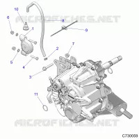 TRASMISSIONE, MAIN GEARCASE MOUNTING