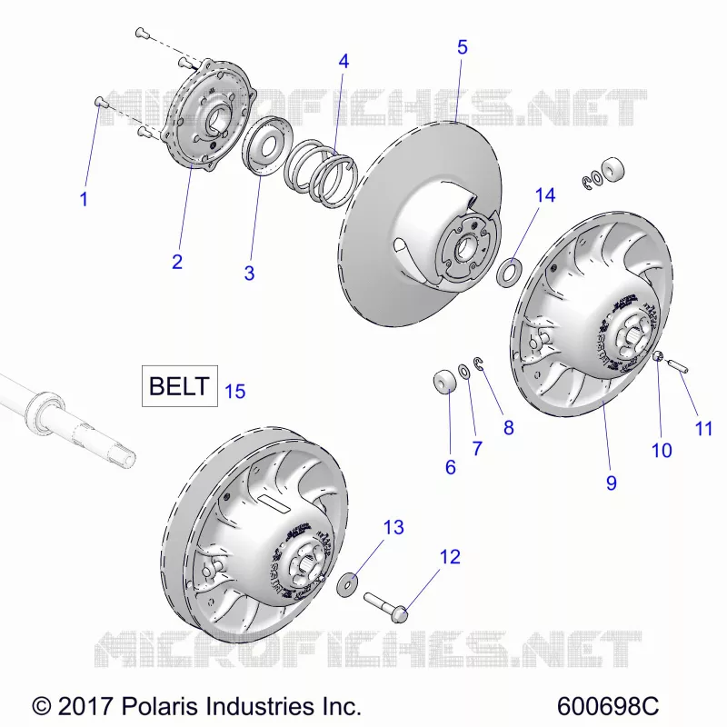 DRIVE TRAIN, CLUTCH, SECONDARY