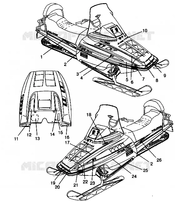 DECALS WIDETRAK GT 0942061 (49261126110007)