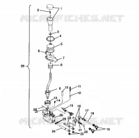 selettore di marcia 2x4 400L W957540 (4930093009C002)