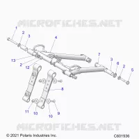 SUSPENSION, ANTERIORE COPPIA ARM