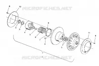 FRIZIONE DRIVEN ASSEMBLY CLASSIC / 0930864 and  CLASSIC TOURING / 0930865 (4922952295030A)