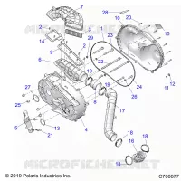 TRASMISSIONE, CLUTCH COVER AND DUCTING