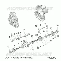 DRIVE TRAIN, SCATOLA DEGLI INGRANAGGI ASM 2