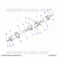 SOSPENSIONE POSTERIORE HUBS, CARRIER AND BRAKE DISC