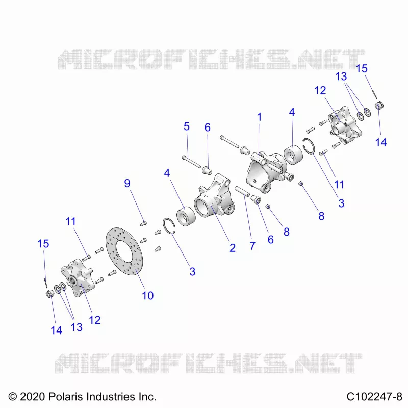 SOSPENSIONE POSTERIORE HUBS, CARRIER AND BRAKE DISC