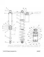 SUSPENSION, IFS SHOCK W/RESERVOIR