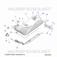 SISTEMA DI ALIMENTAZIONE CARBURANTE, FUEL TANK ASM.