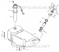 CARBURANTE TANK SL 700 B964066 and  Intl. SL 700 I964066 (4935633563A009)