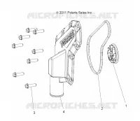 MOTORE, WATERPUMP IMPELLER AND COVER