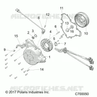 ENGINE, STATOR AND VOLANO