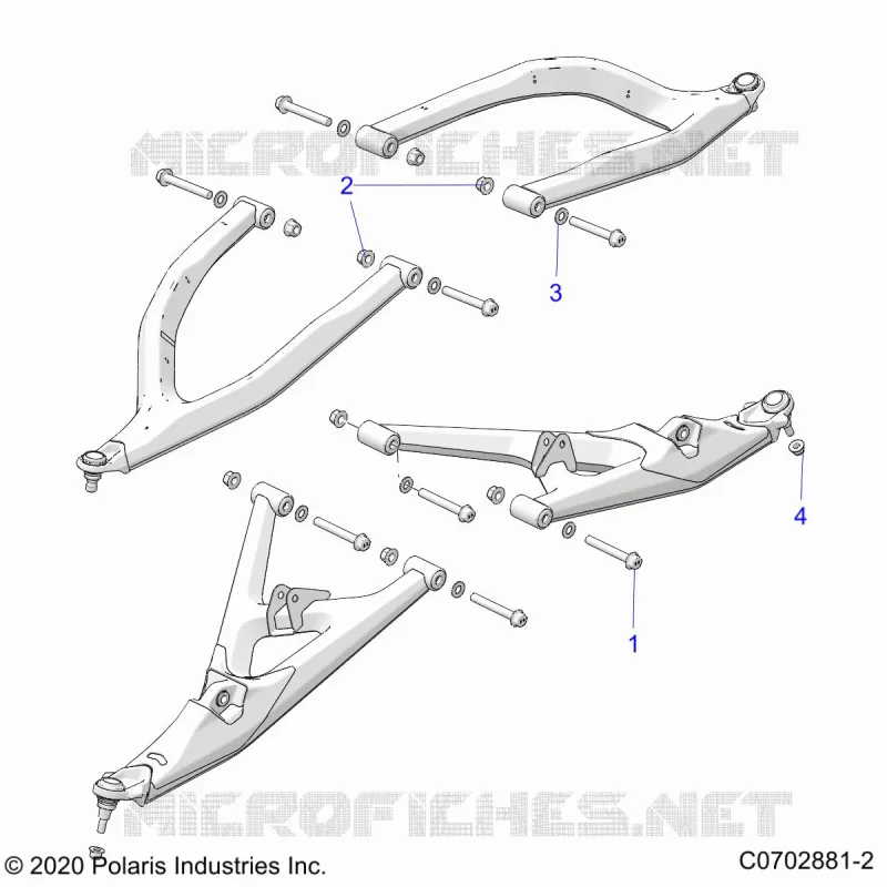SOSPENSIONI ANTERIORI CONTROL ARMS MOUNTING