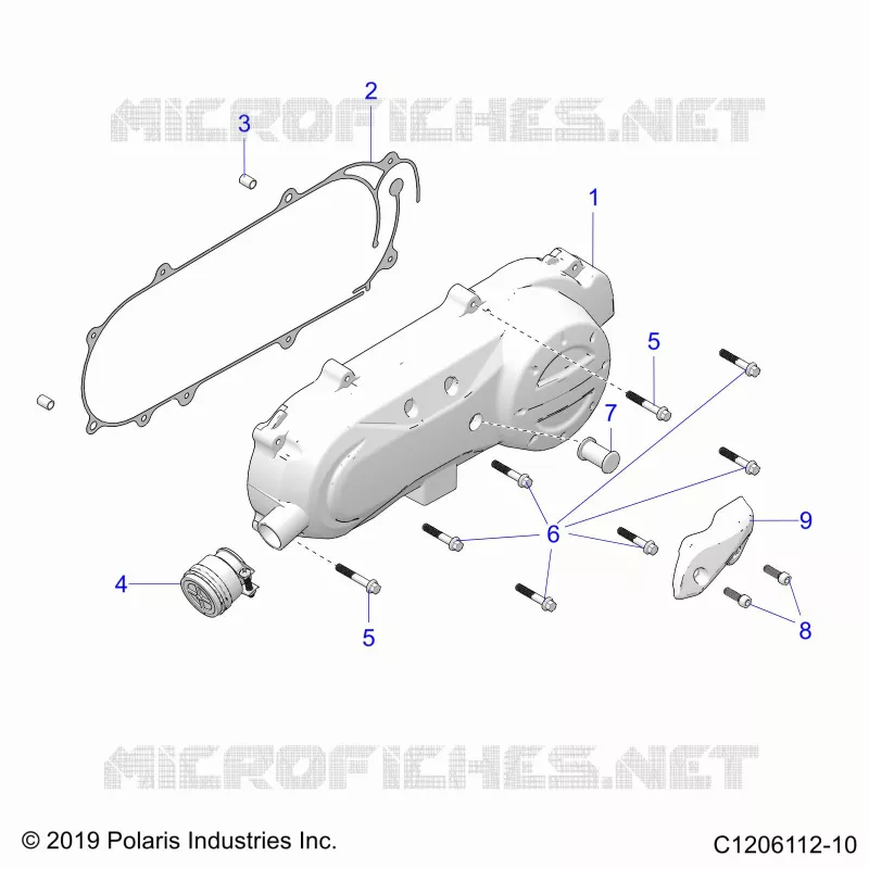 TRASMISSIONE, CLUTCH COVER AND DUCTING