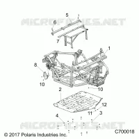 CHASSIS, TELAIO PRINCIPALE AND SKID PLATES