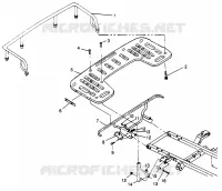 POSTERIORE MONTAGGIO RACK SPORTSMAN 500 W969244 (4936093609A008)