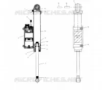 SHOCK AND RESERVOIR (REAR TRACK)(EDGE)