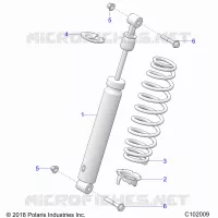 SUSPENSION, SHOCK ANTERIORE