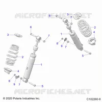 SUSPENSION, SHOCK ANTERIORE