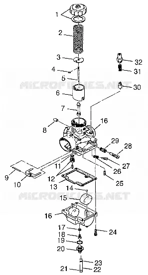 CARBURATORE 500 RMK 0982964 AND EUROPEAN 500 RMK E982964 (4942634263C013)