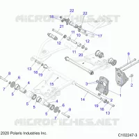 SOSPENSIONEDLE CONTROL ARM MOUNTING- A22S6E57F1/FL (C102247-3)