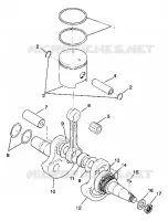 ALBERO MOTORE AND PISTONEE TRAIL BLAZER W937221 (4924082408030A)