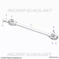 TRASMISSIONE, FRONT PROP SHAFT