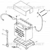 BATTERIA BOX SLT 700 B964166 and  Intl. SLT 700 I964166 (4933923392B005)