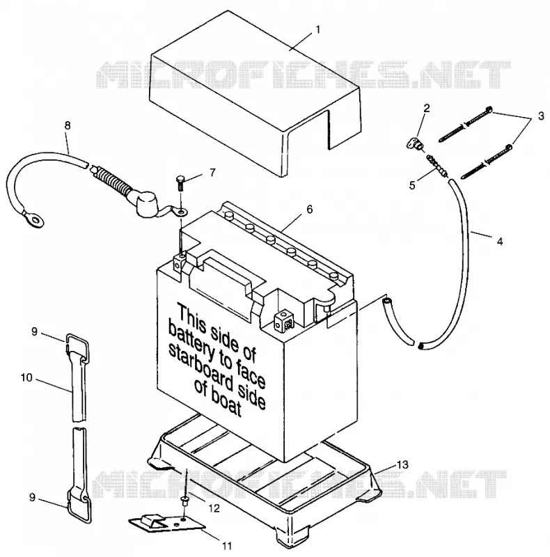 BATTERIA BOX SLT 700 B964166 and  Intl. SLT 700 I964166 (4933923392B005)