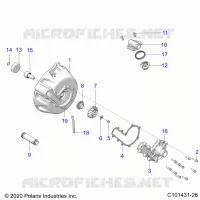 ENGINE, SISTEMA DI RAFFREDDAMENTO AND WATER PUMP