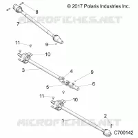 TRASMISSIONE, FRONT, MID, REAR PROP SHAFT