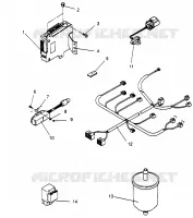 RICAMBI EFI 500 EFI SKS 0962574, 500 EFI RMK 0962974, AND EUROPEAN 500 EFI SK (4931983198D003)