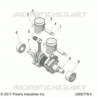 ENGINE, PISTONE & ALBERO MOTORE