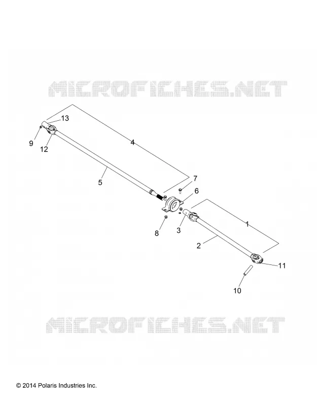 TRASMISSIONE, FRONT PROP ALBERO