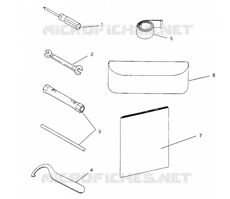 KIT DI STRUMENTI 440 XCR 0951660 (4929112911B014)