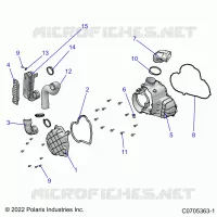 ENGINE, ALTERNATORE COVER HVAC