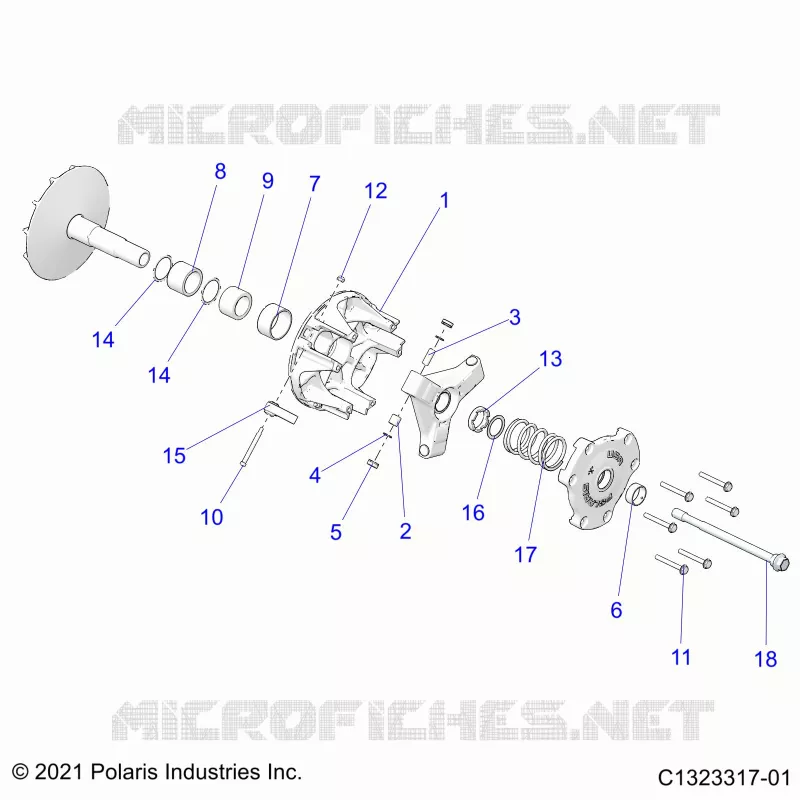 TRASMISSIONE, PRIMARY CLUTCH