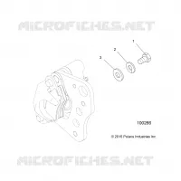 FRENO ANTERIORE CALIPER MOUNTING