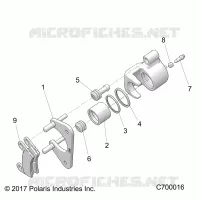 BRAKES, PINZA POSTERIORE
